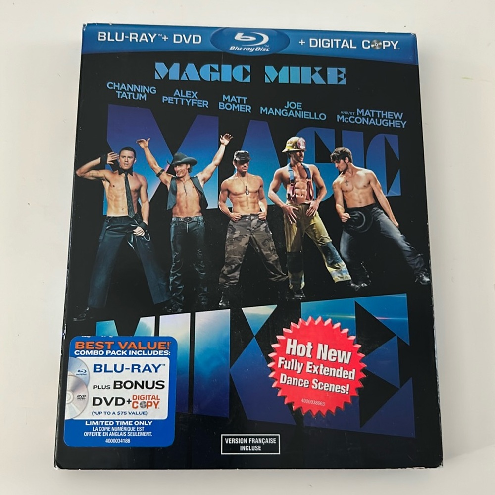 Magic Mike Movie Blu-Ray + DVD - Fully Extended Dance Scenes